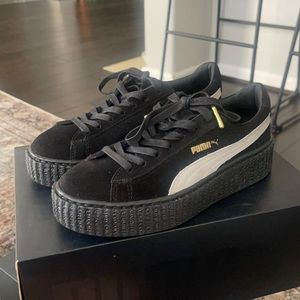 Rihanna Fenty Suede Creepers (Black)